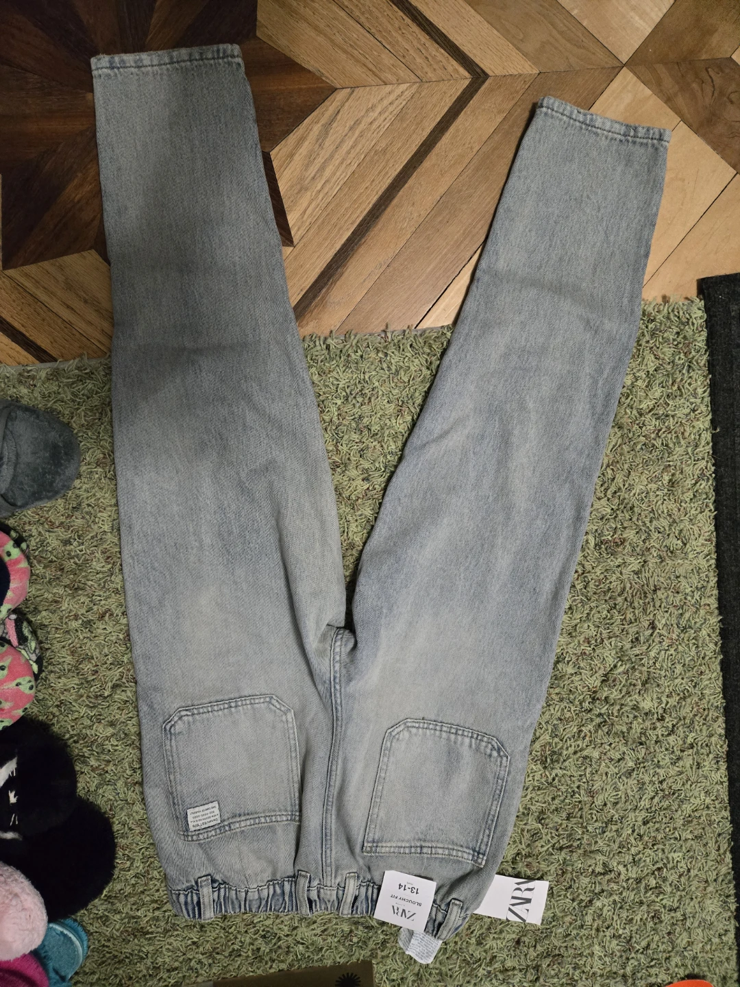 Zara Slouchy Fit Jeans Size 13-14 brand new - photo 4