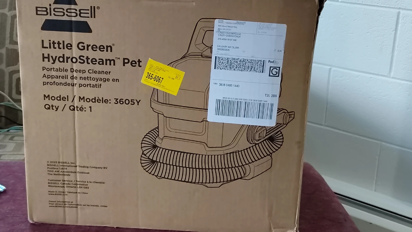 Bissell Little Green HydroSteam Pet 3605Y