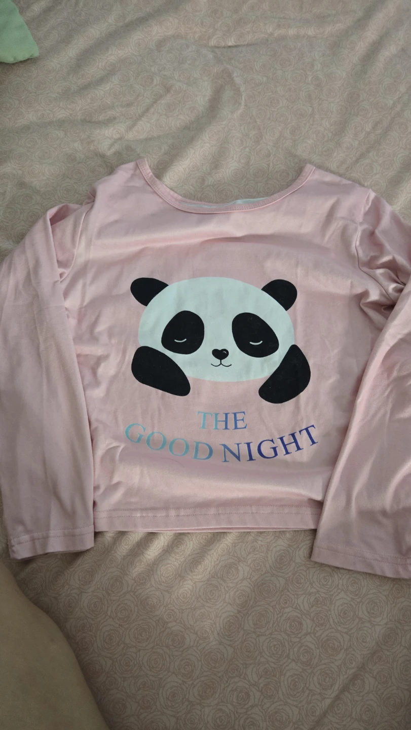 Pink Panda Long Sleeve Shirt