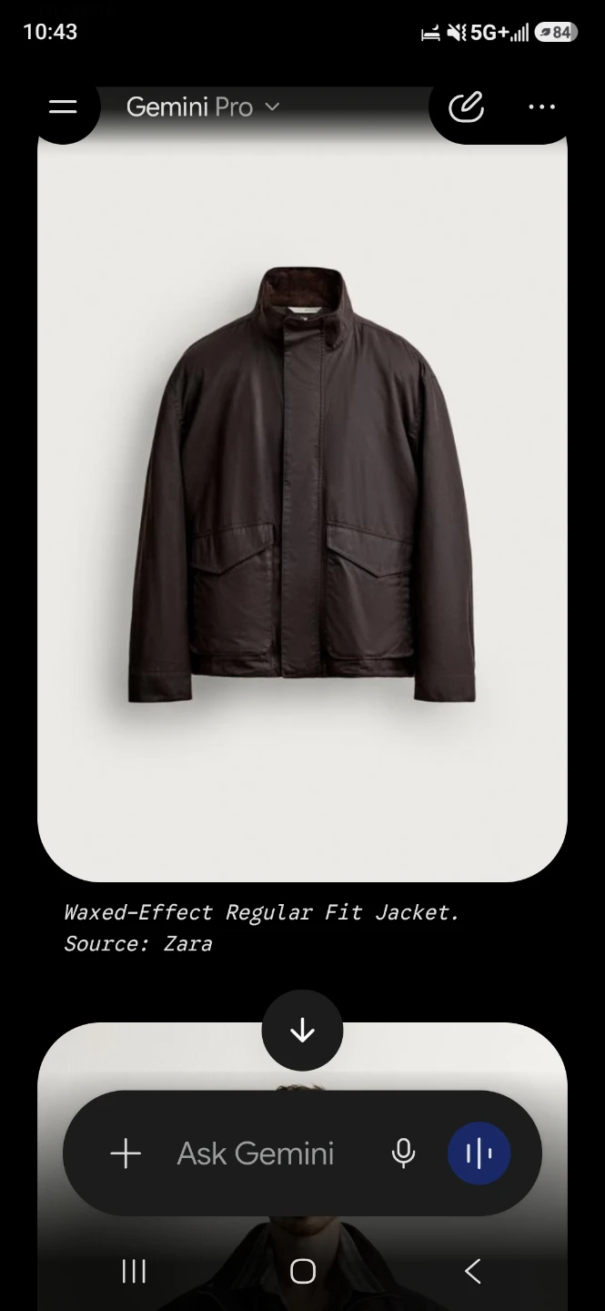 Zara Waxed-Effect Regular Fit Jacket - photo 2