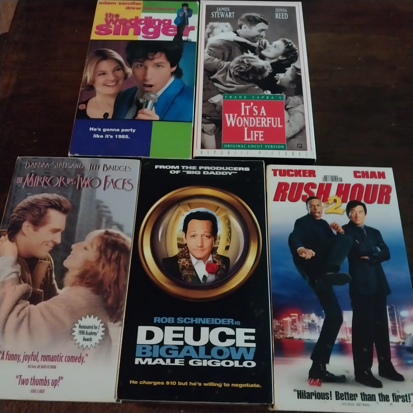 🏈Set of 5 Classic VHS Movies🏈