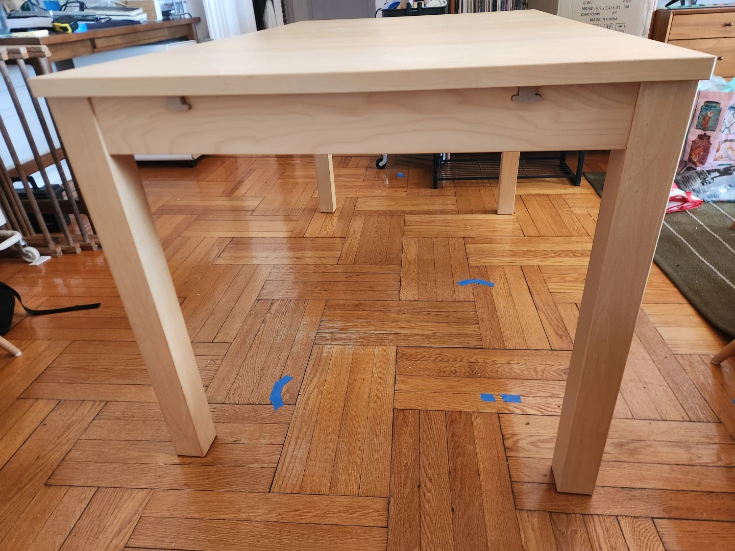 Ikea Bjursta expandable dining table (seats 4-6, up to 10!) - photo 2