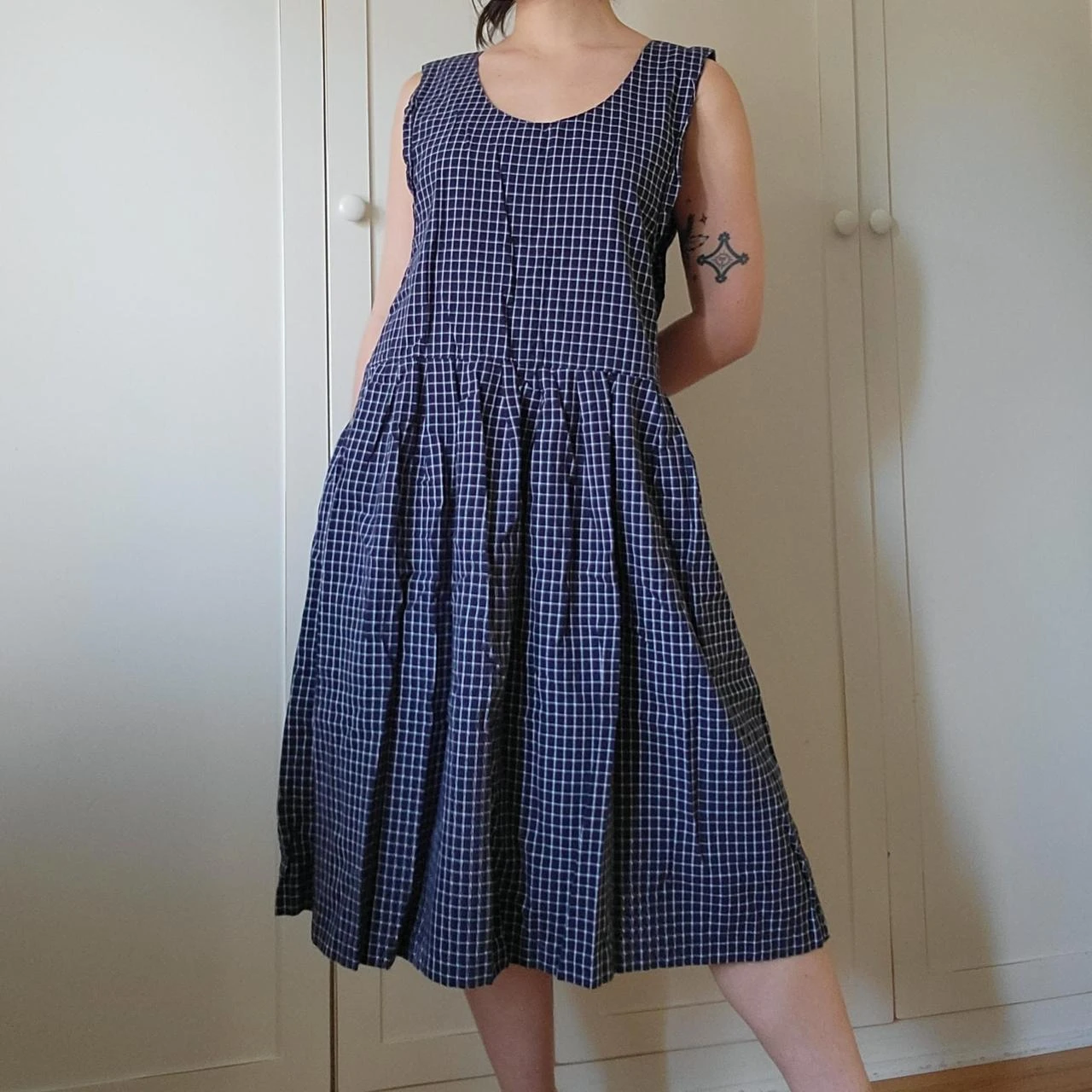 Vintage grid dress