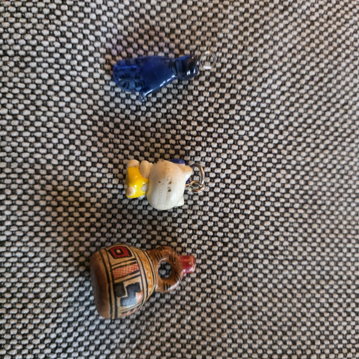 Set of 3 Charms: Hello Kitty, Blue Evil Eye, and  Jug - photo 2