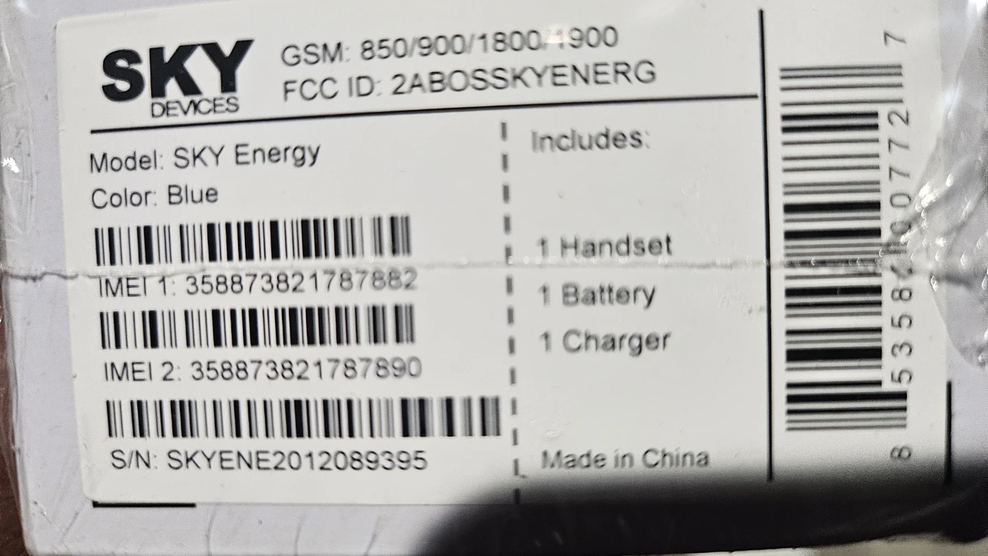 Sky Devices Sky Energy Mobile Phone - photo 4