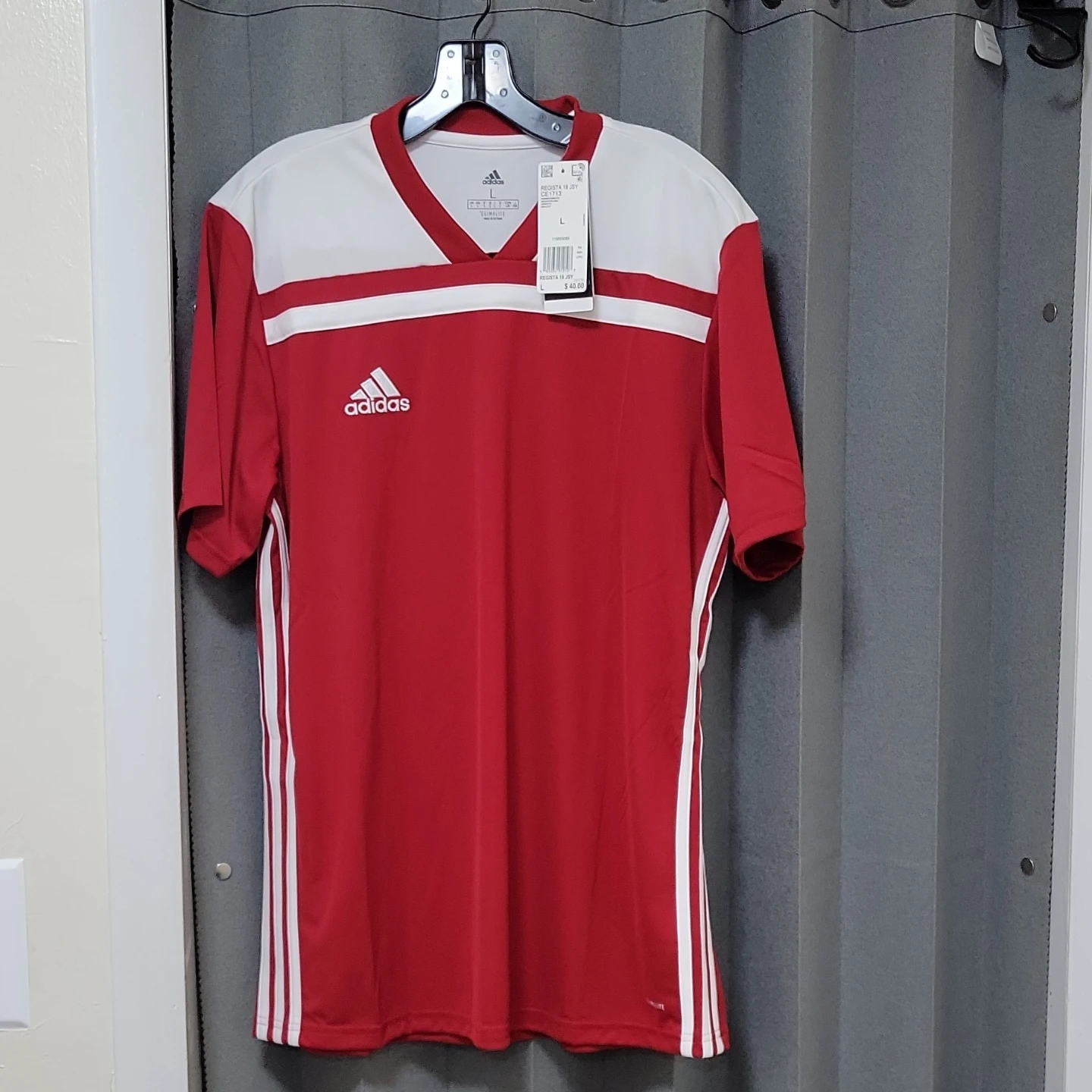 Adidas Regista 18 Jersey Red White Size Large
