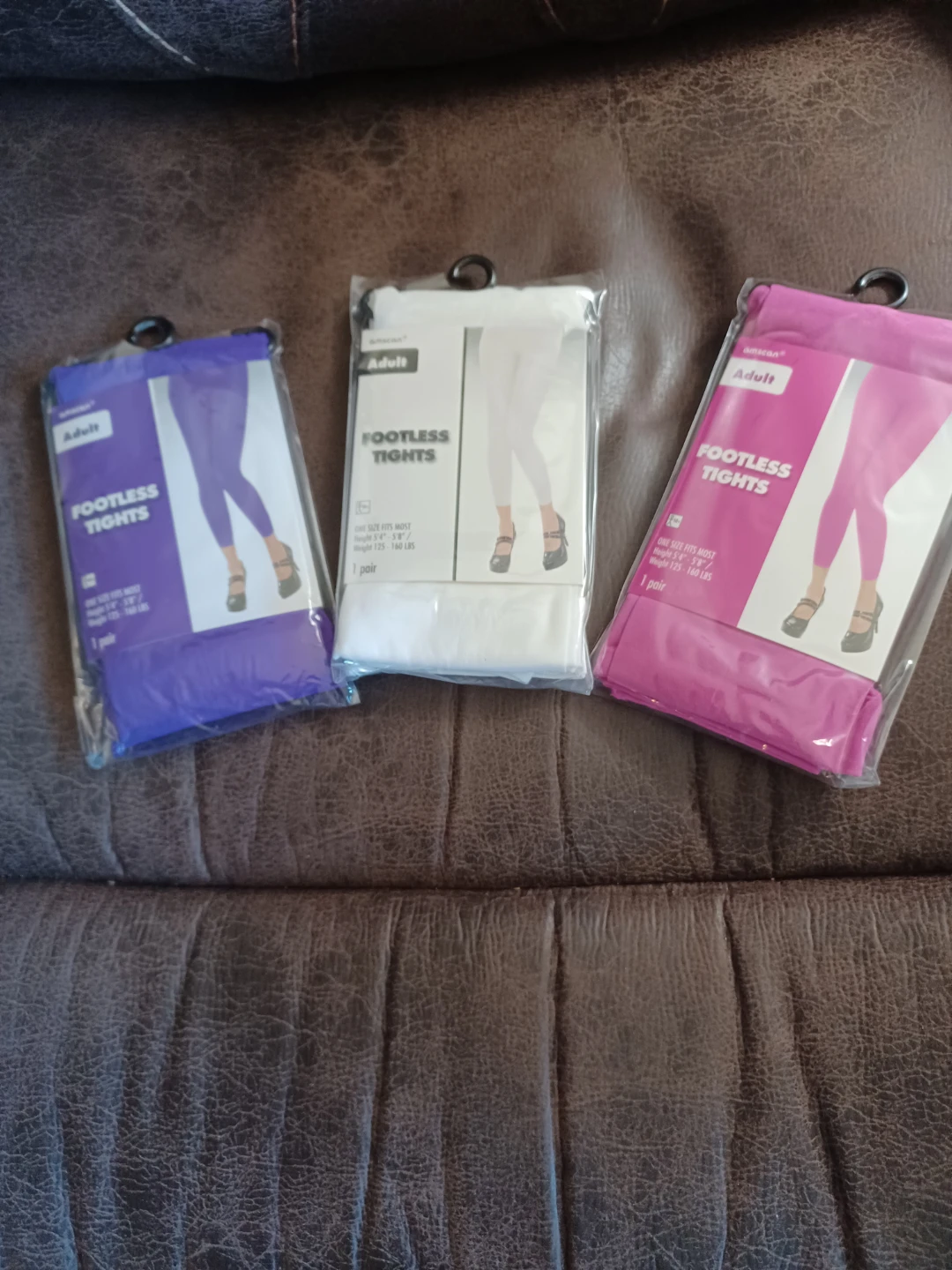 3 Pairs Amscan Adult 🏈 Tights