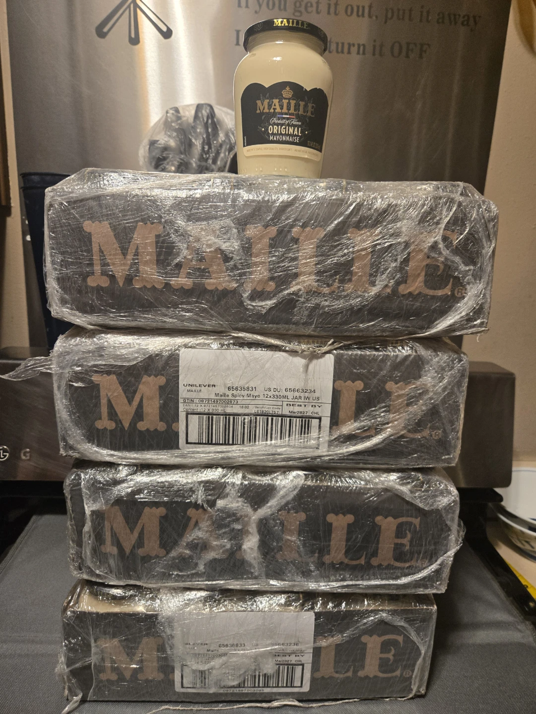 Imported French Maille Gourmet Mayo Jars (Original/Spicy)