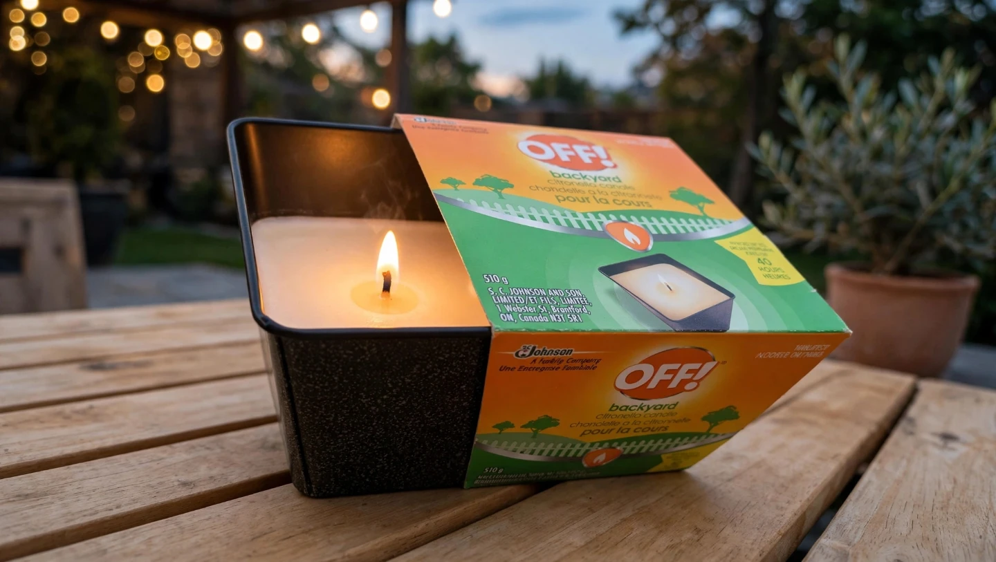 OFF! Backyard Citronella Candle