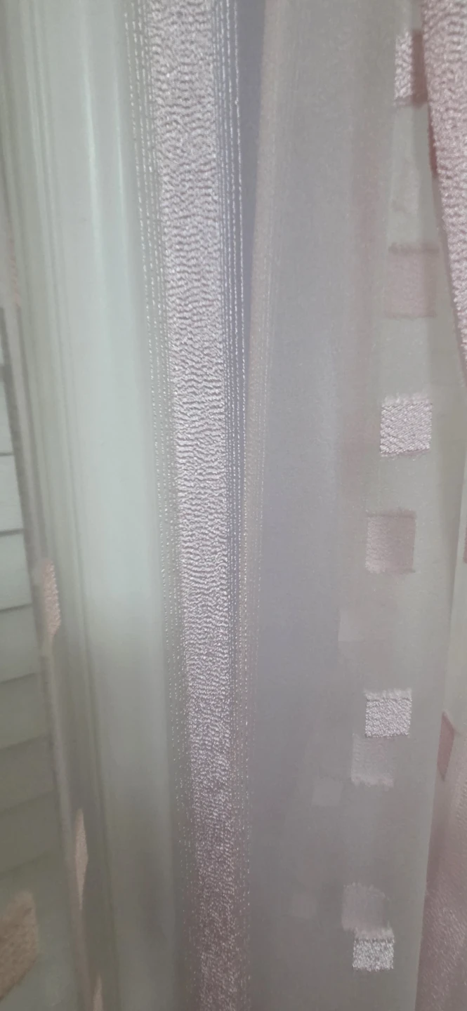 Pink Sheer Window Curtains (European) - photo 3