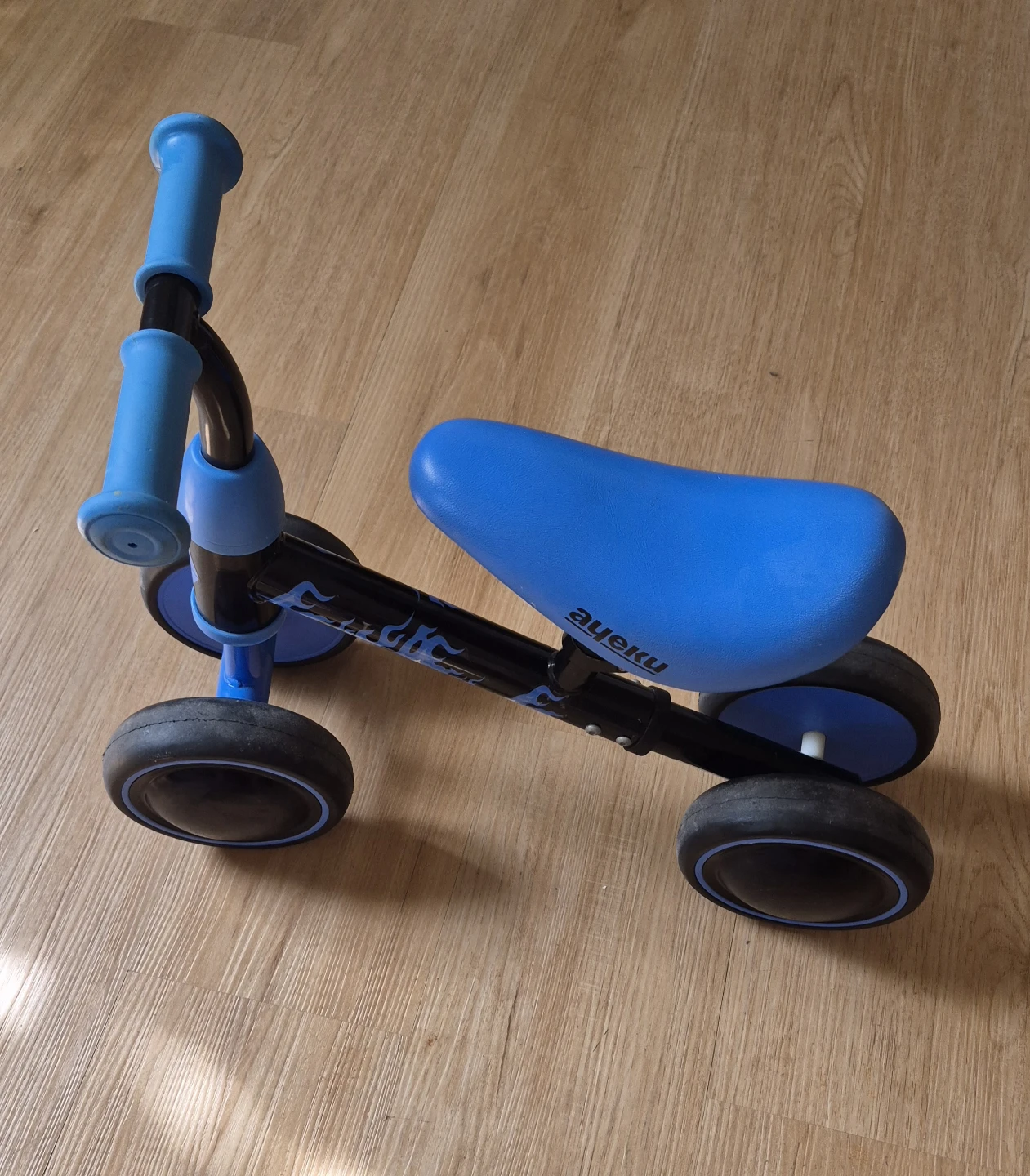Ayeku Toddler Balance Bike Blue - photo 4