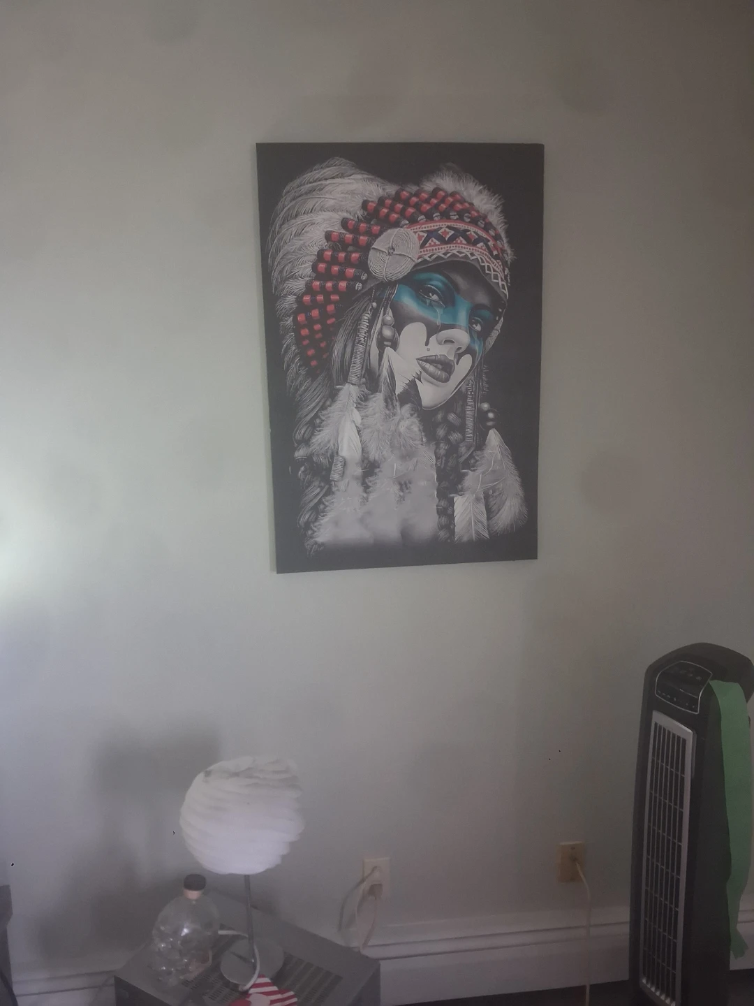 Set of Two Native American Themed Canvas Prints