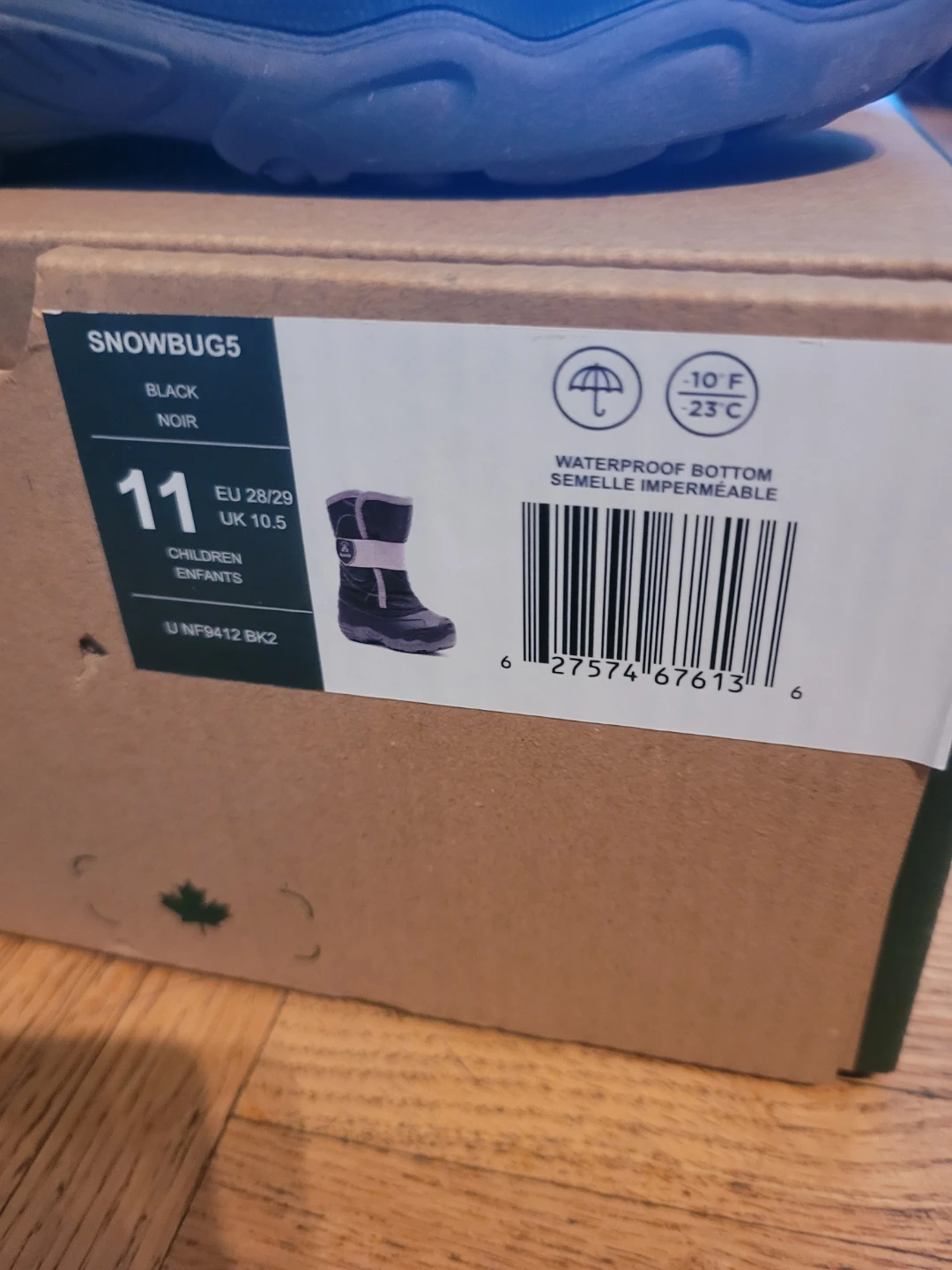 Kamik Snowbug Kids Winter Boots Size 11 - photo 3