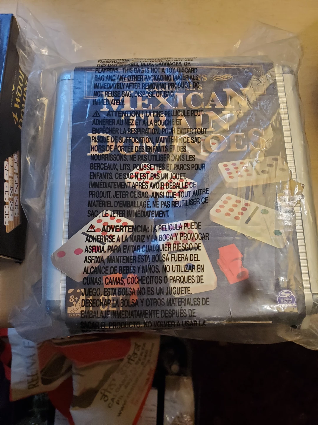 Mexican Train Dominoes Tin Game - photo 2