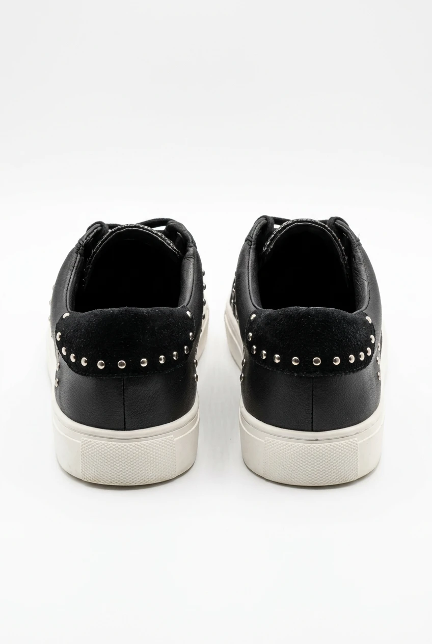 Steve Madden Zacy Studded Sneakers Black - photo 4
