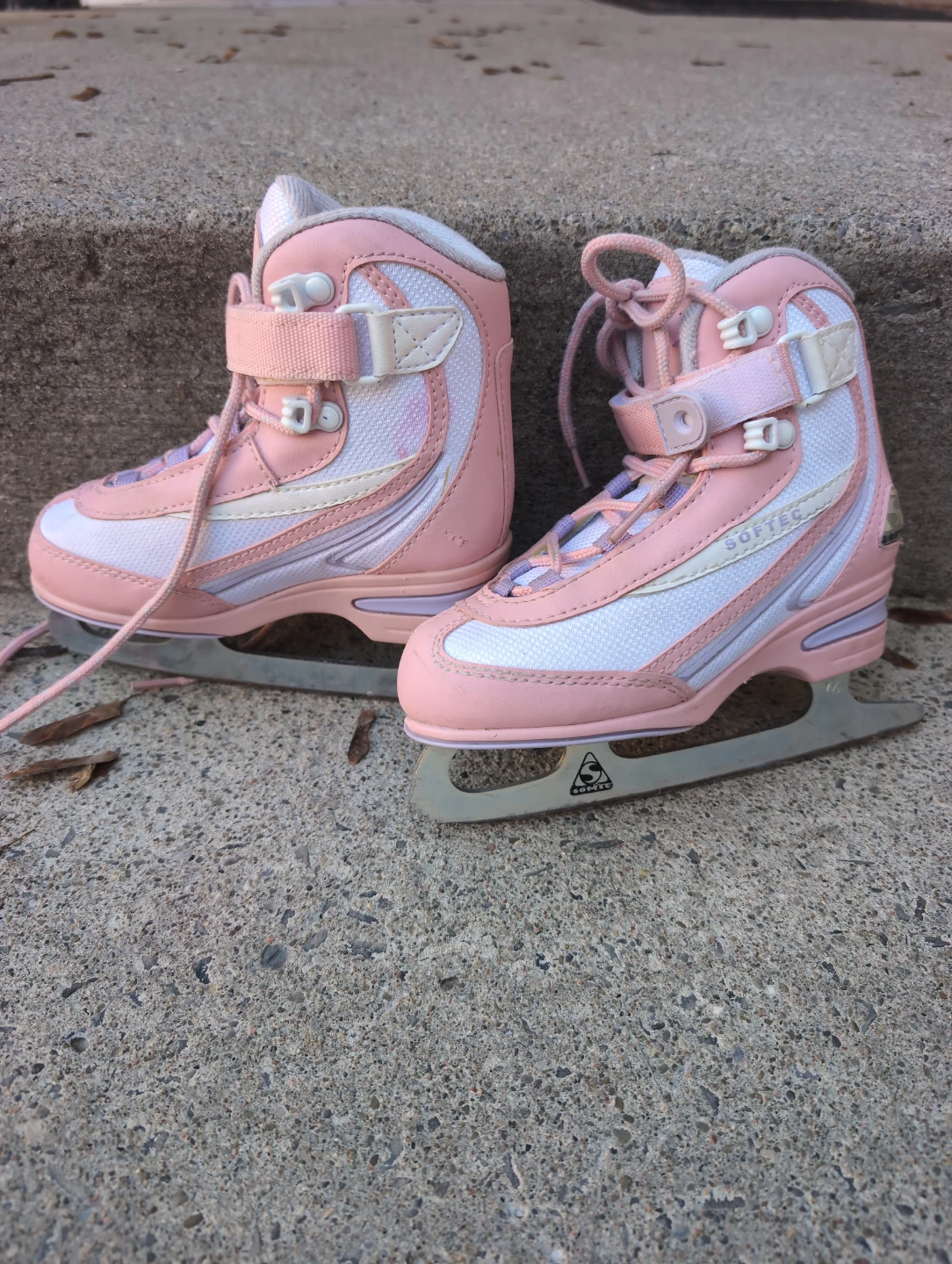Jackson Softec Ice Skates Pink Size 1