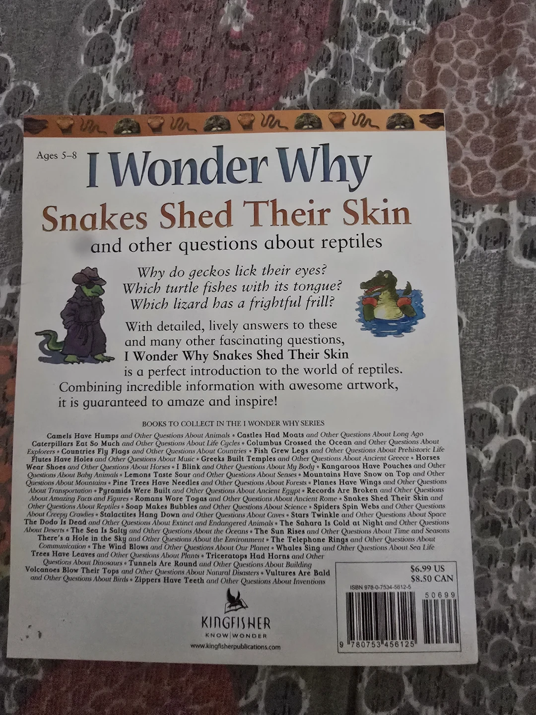 🏈 I Wonder Why: Snakes Shed Their Skin - photo 2