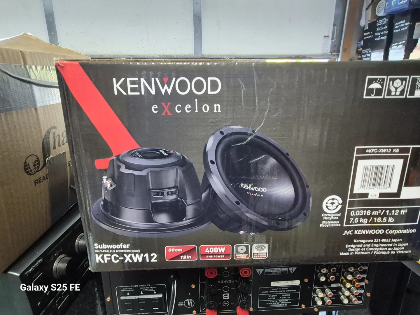 Pair of 12"  Subwoofer (not Kenwood brand)