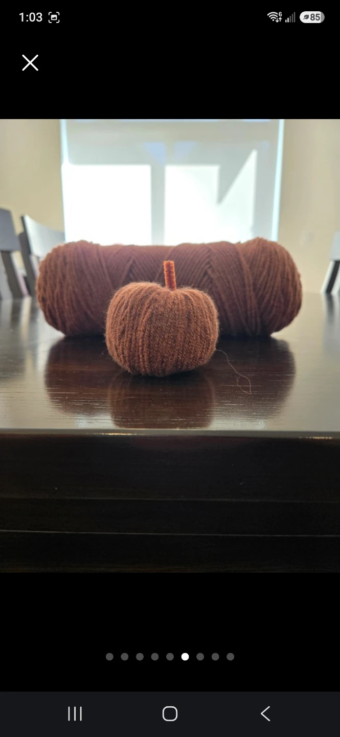 Handmade Yarn Pumpkins - Fall Decor - photo 5