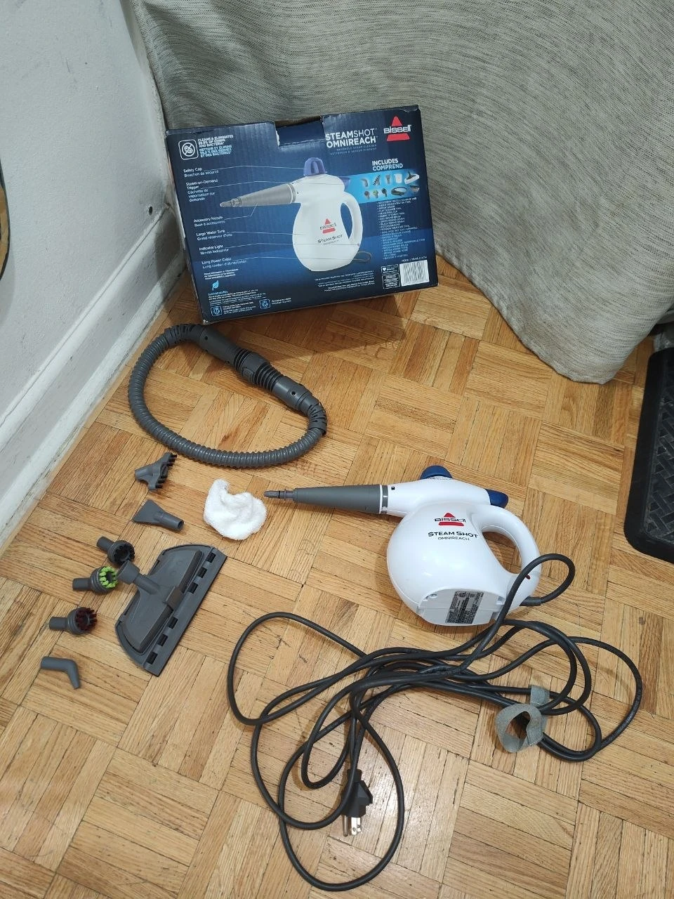 BISSELL Steam Shot OmniReach Handheld Steam Cleaner & Sanitizer - photo 2