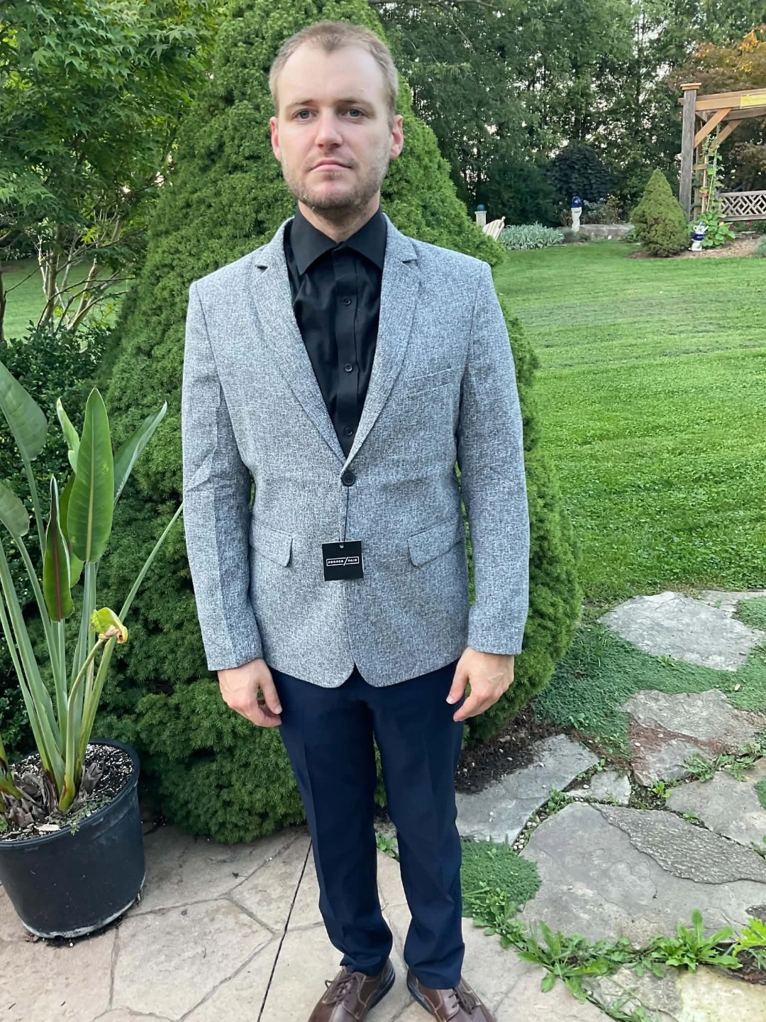 Proper Pair Textured Blazer Size Small