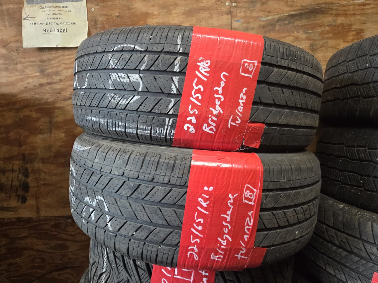 Bridgestone Turanza Tires 225/55R18