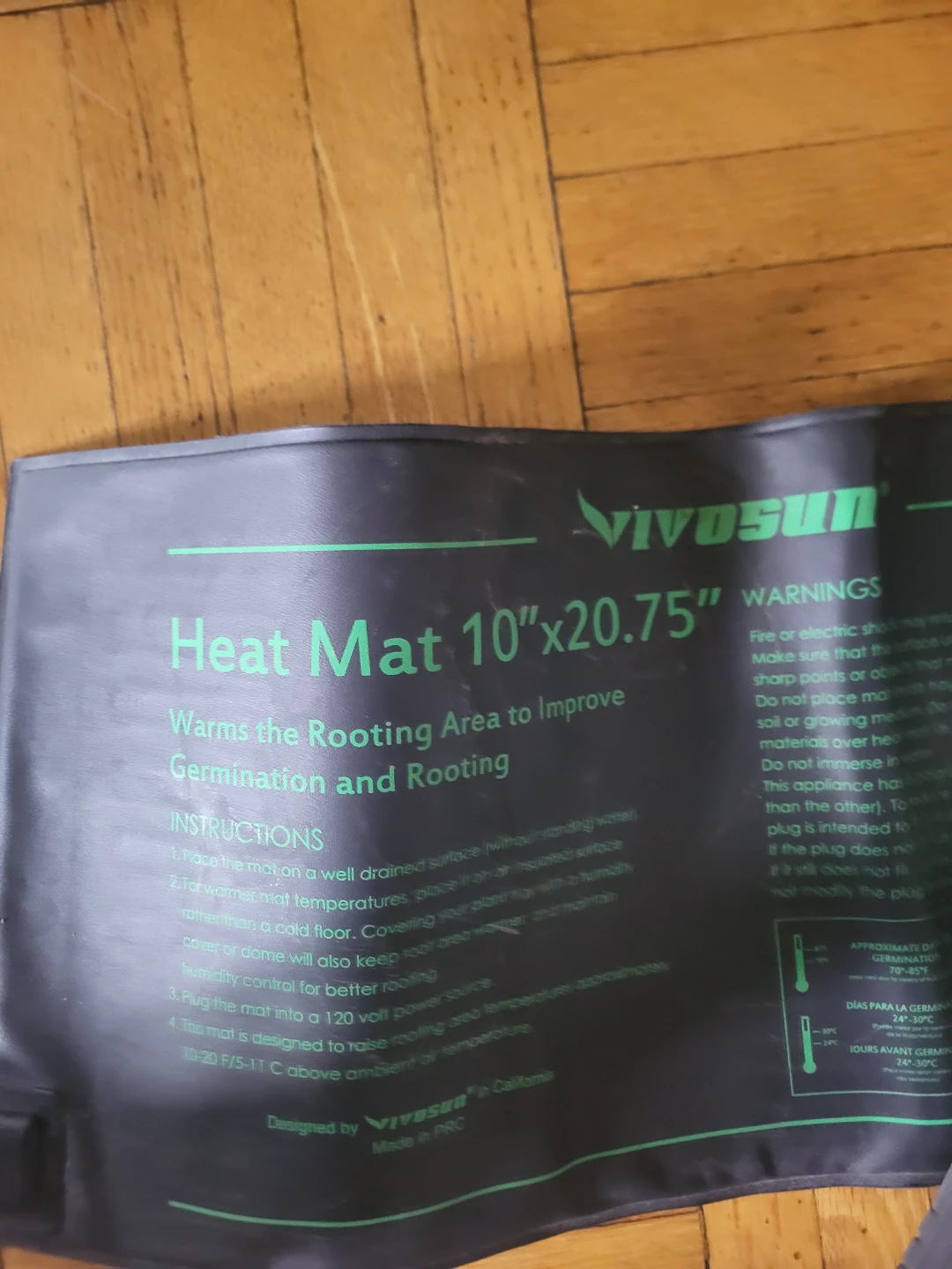 VIVOSUN Heat Mat 10"x20.75"