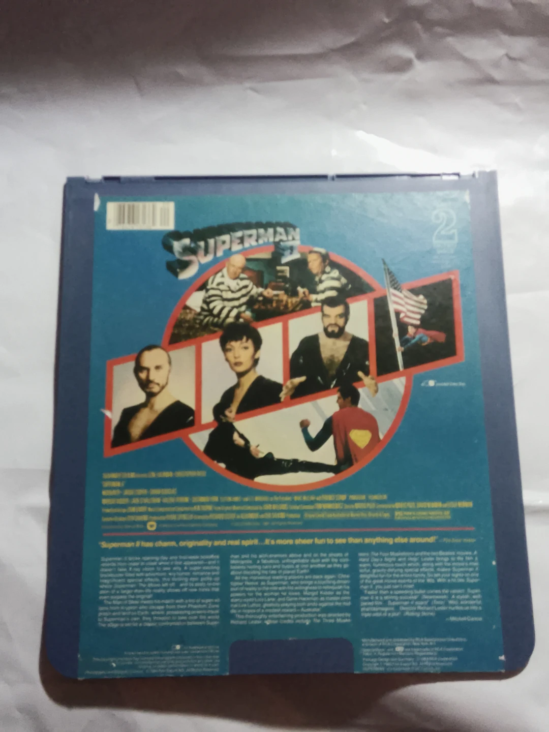 Superman II RCA Videodisc CED - photo 2