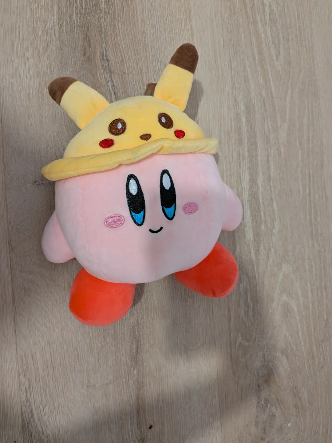 Kirby Plush With Pikachu Hat - photo 3