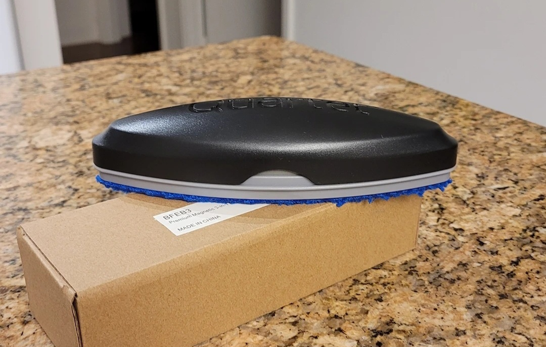 Quartet Magnetic Microfibre Board Eraser, Black - photo 4