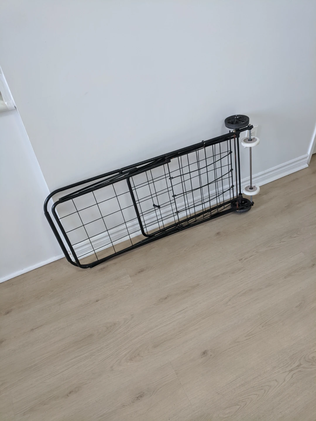 Big Black Metal Shopping Cart - photo 5