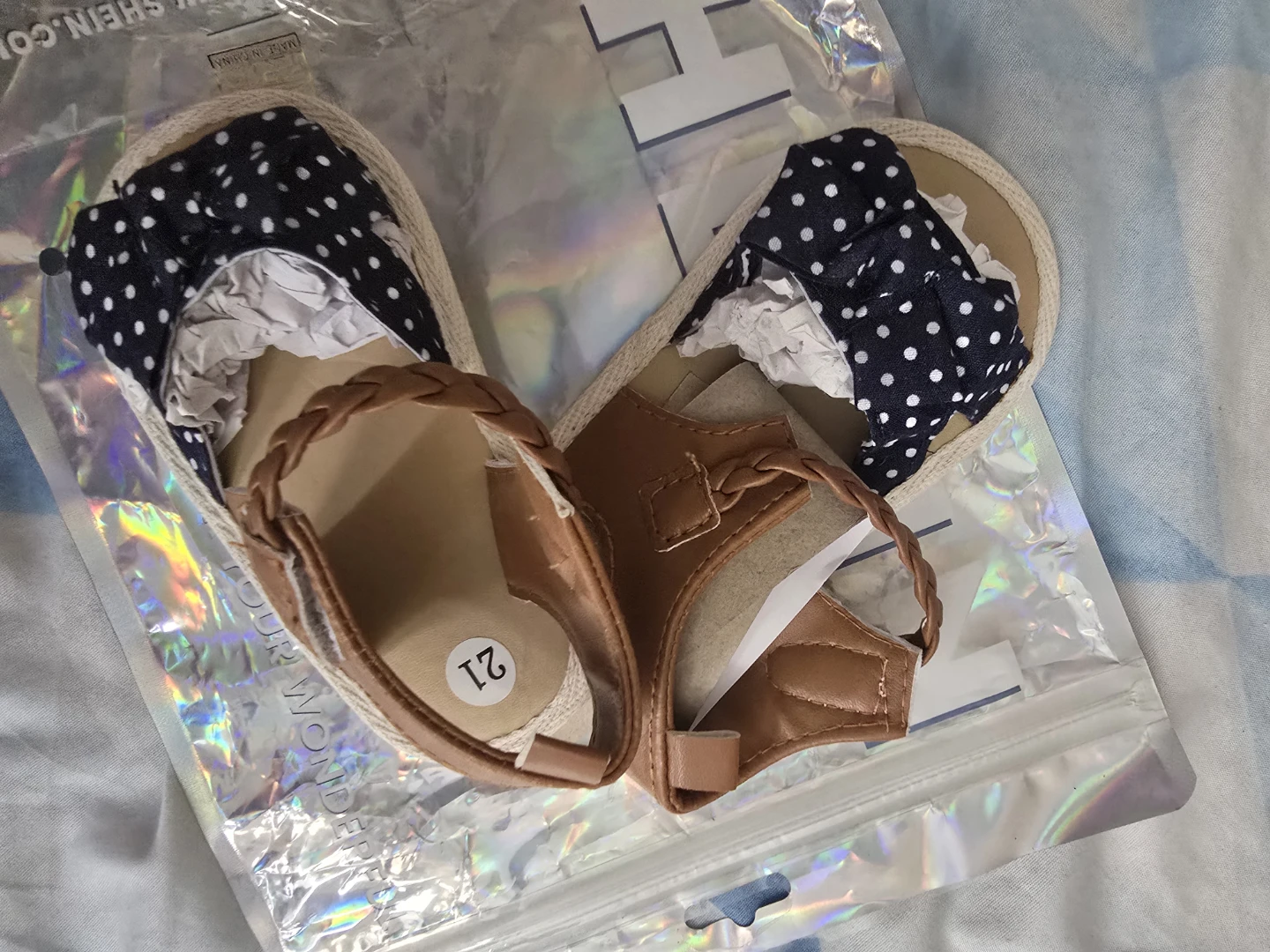 SHEIN Baby Girl Sandals Size 21 - photo 2