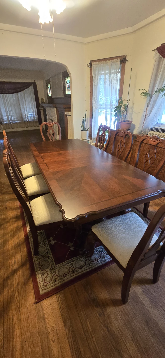 9-Piece Formal Wood Dining Set