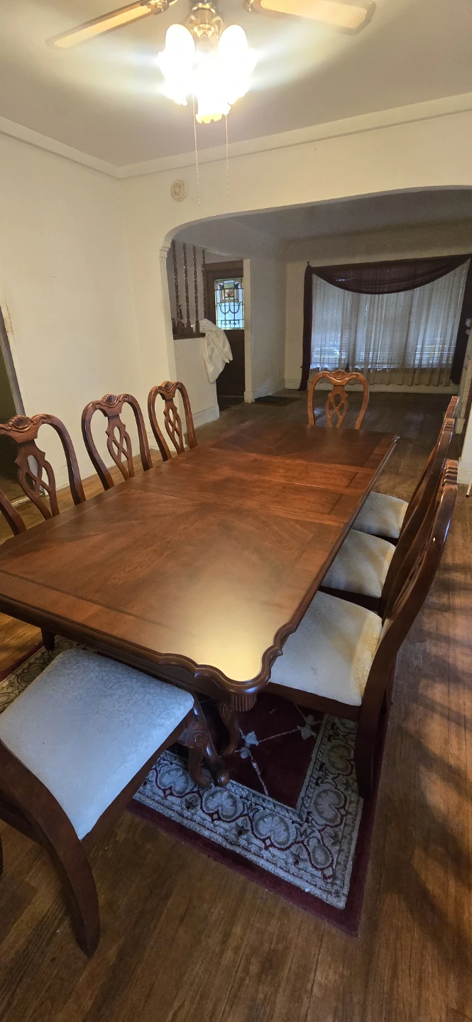 9-Piece Formal Wood Dining Set - photo 2