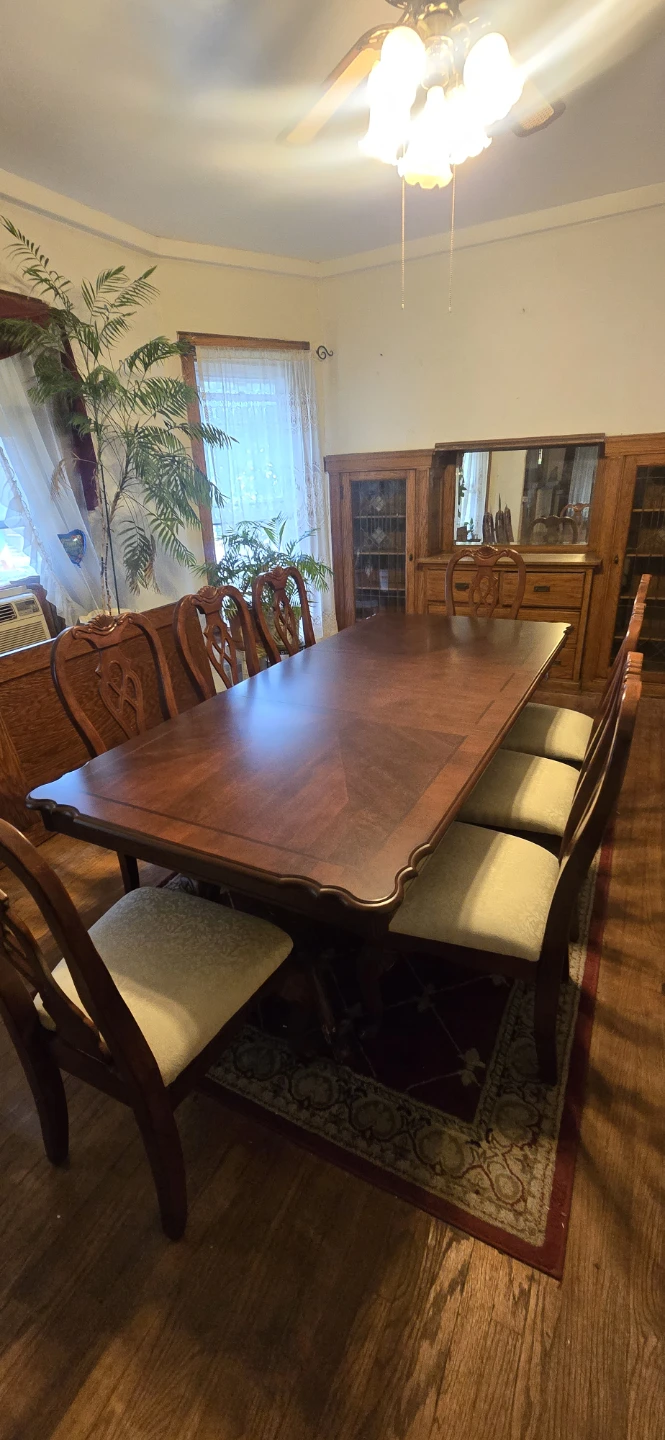 9-Piece Formal Wood Dining Set - photo 3