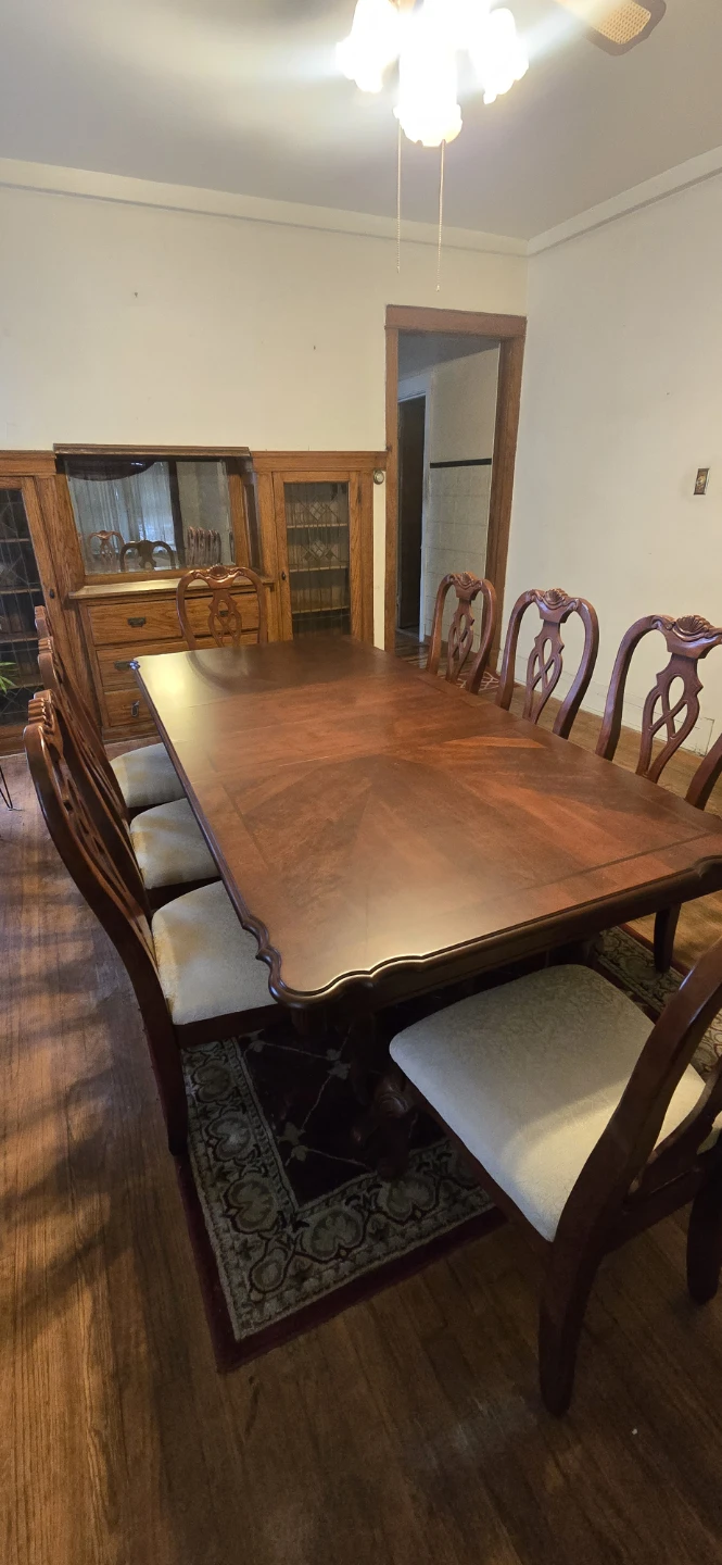 9-Piece Formal Wood Dining Set - photo 4