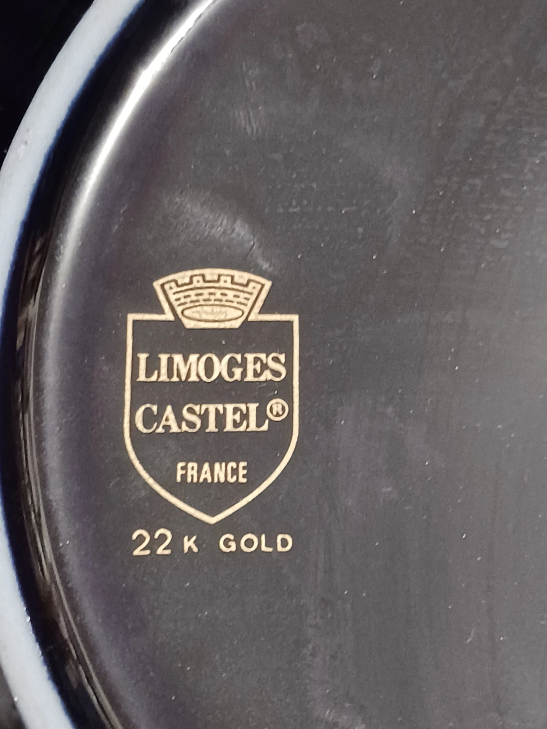 22K Gold Limoges Castel Fragonard Decorative Plate - photo 5
