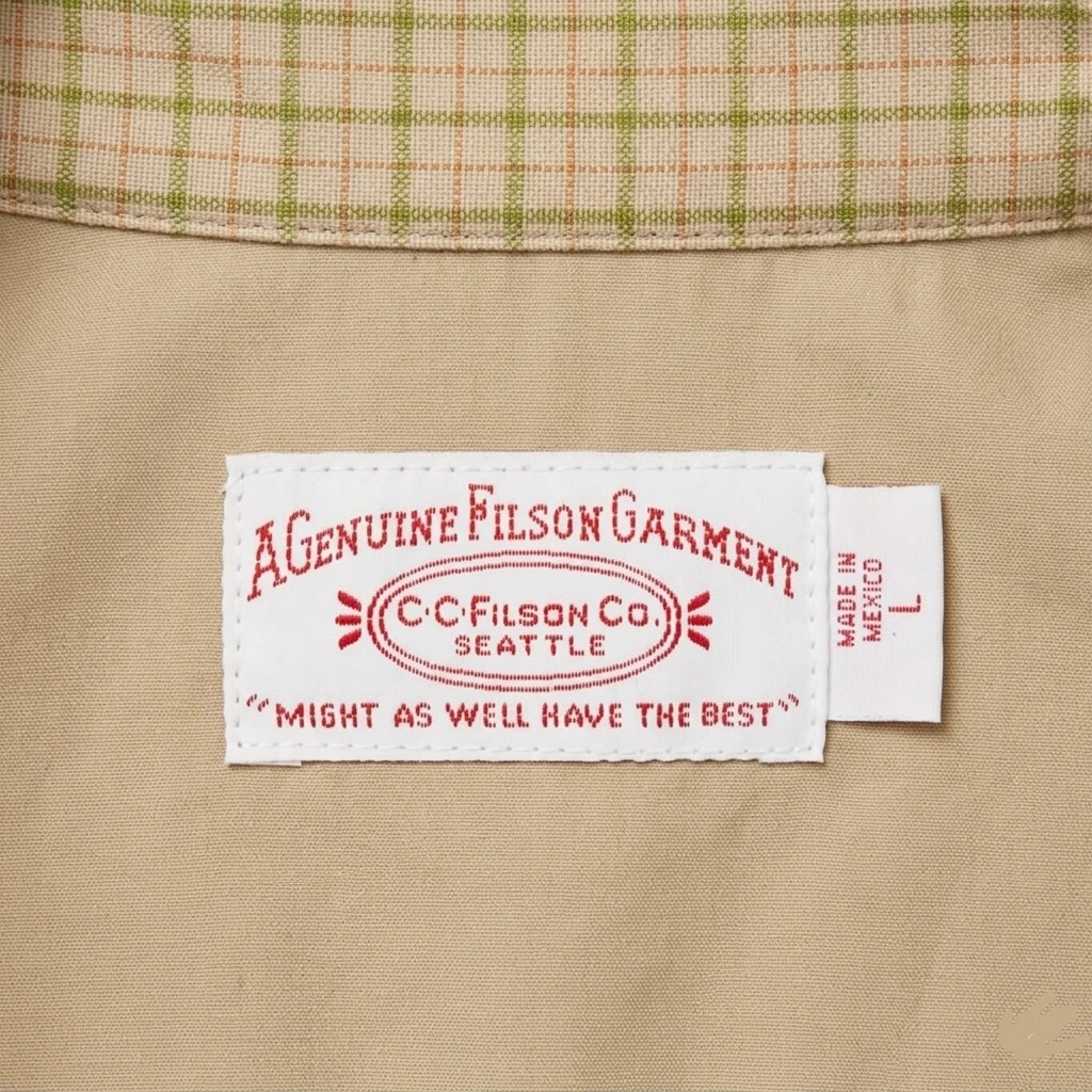 (New) Filson Plaid Wool Button-Down Shirt