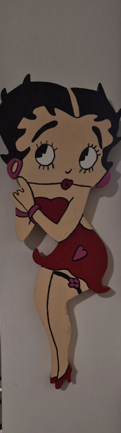 Betty Boop wooden wall decor