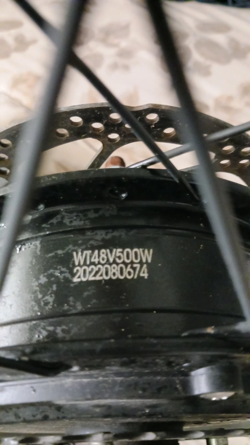 WT48V500W Electric Bike Hub Motor Wheel - photo 3