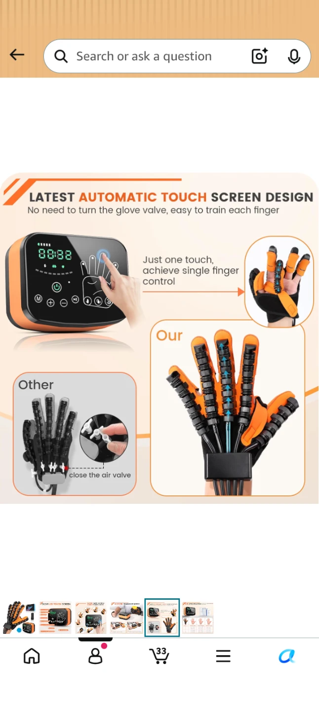Rehabilitation Robot Hand Glove 🏈 - photo 2