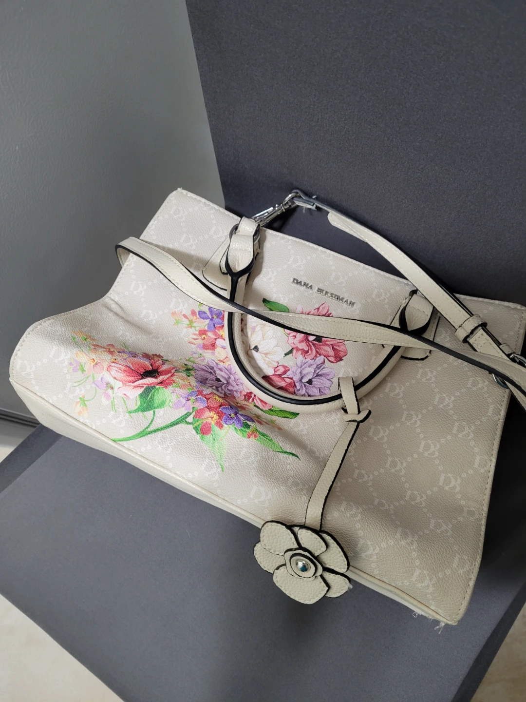 Dana Buchman Floral Tote Bag
