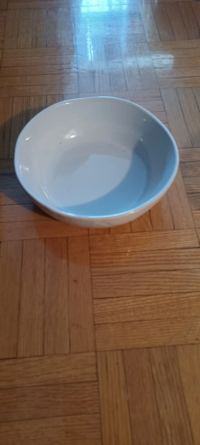 White Ceramic Serving Bowl 🏈