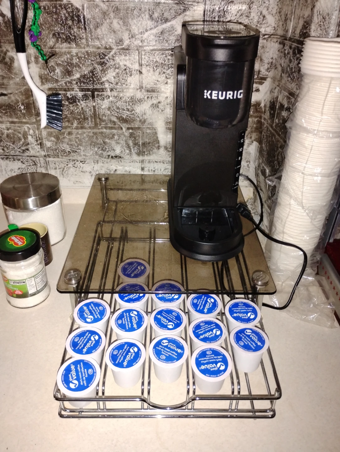 Keurig Coffee Maker with Pod Storage Stand - photo 3