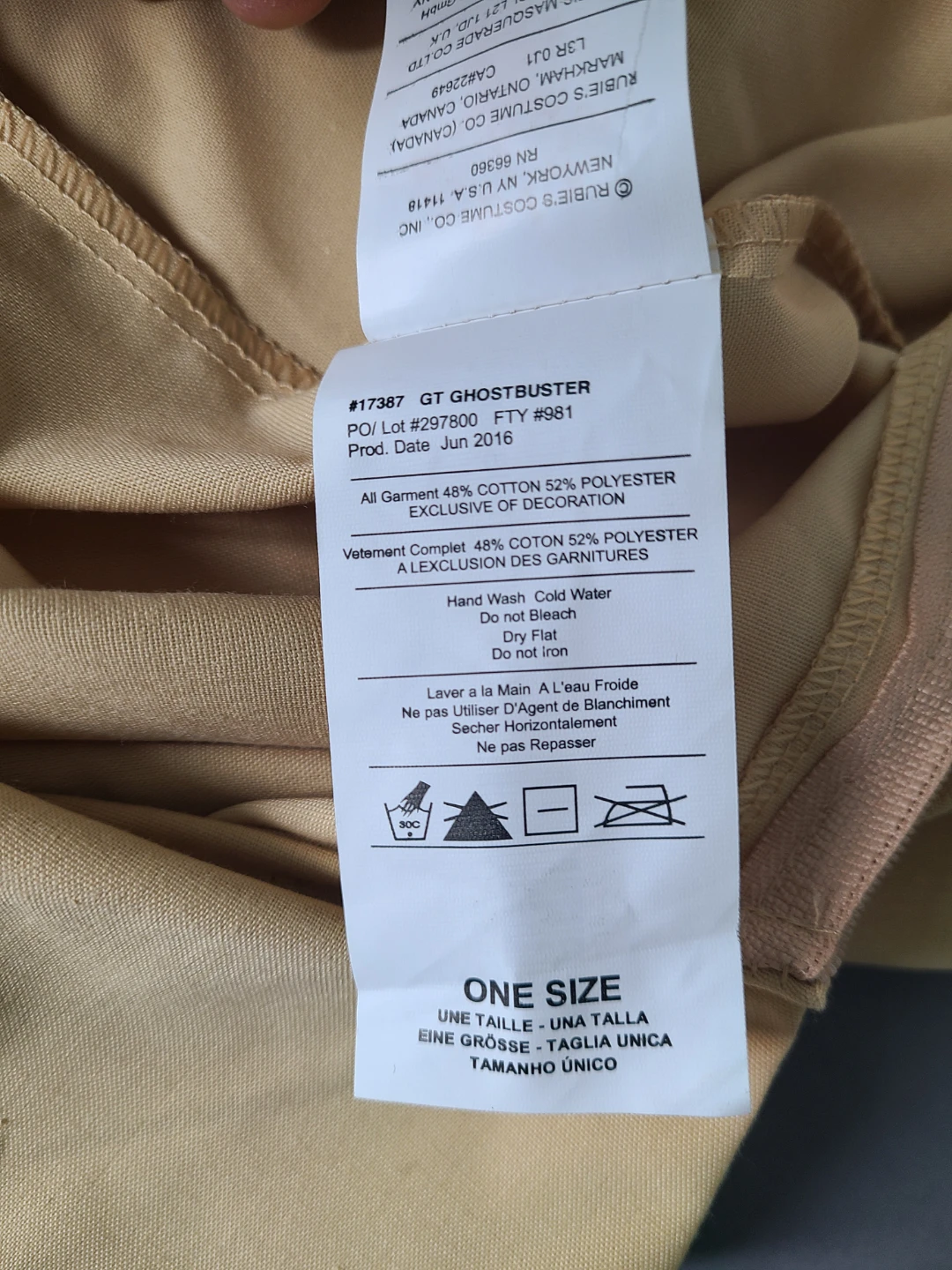 Ghostbusters Jumpsuit Costume - photo 3