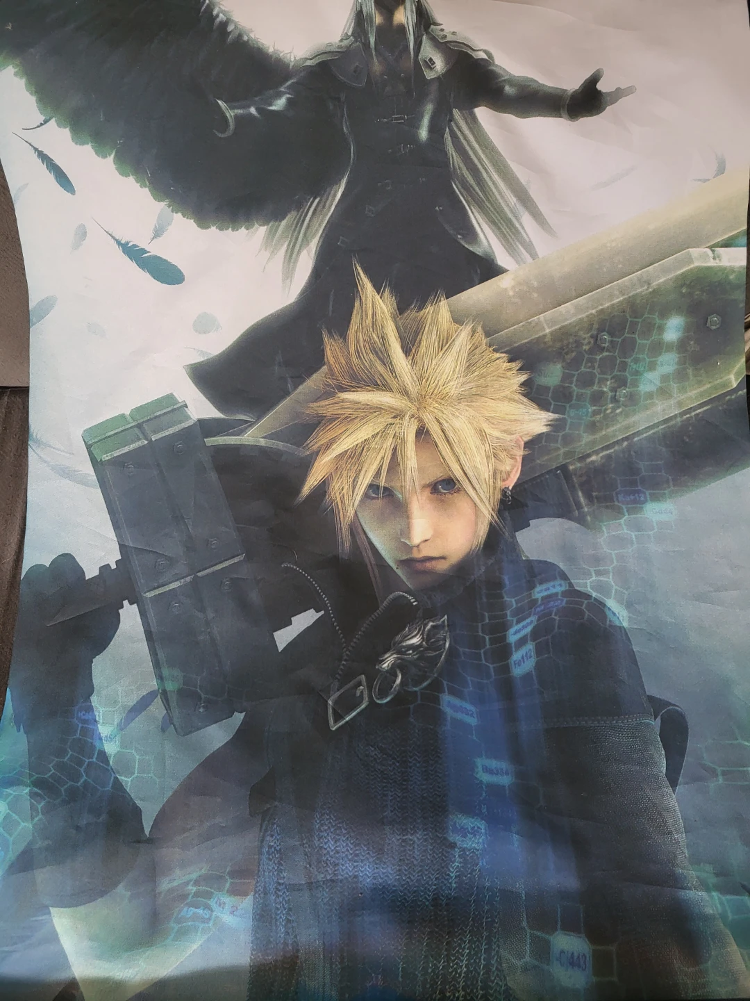 Final Fantasy VII scroll poster