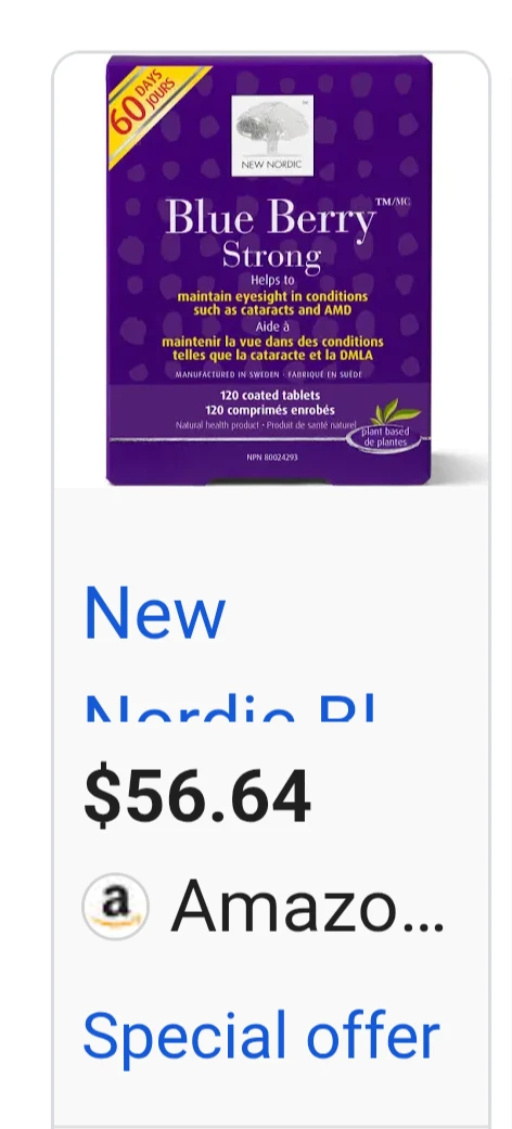 New Nordic Blue Berry Strong 60 Tablets - photo 5