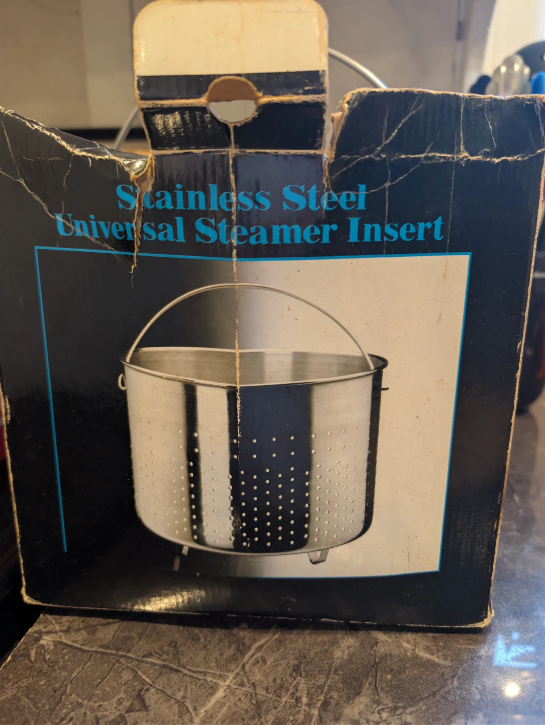 12 quart stainless veggie steamer.