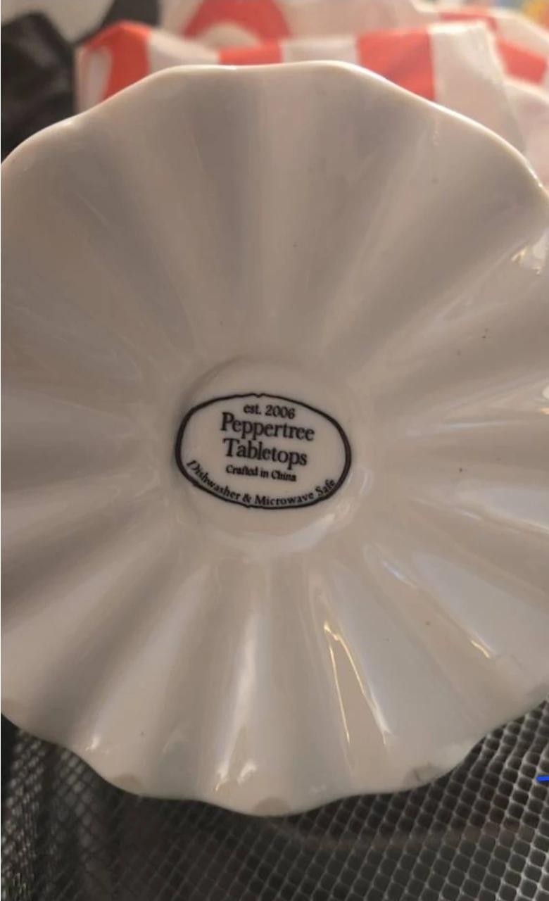 Peppertree White Porcelain Teapot Victorian - photo 2