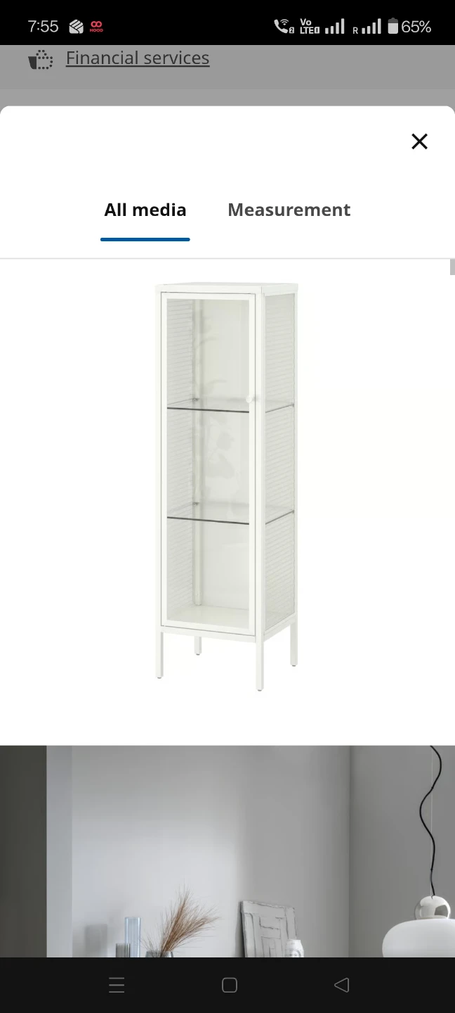 IKEA BAGGEBO Glass-door cabinet - photo 3